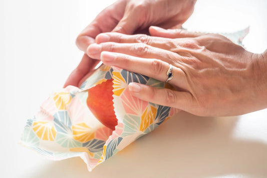 Bee Wrap Arlequin - emballage alimentaire 100% naturel, lavable et réutilisable - Lot de 3
