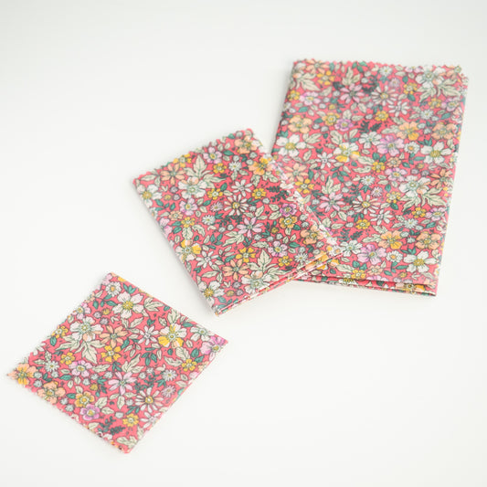 Bee wrap en tissu et cire d’abeille Velita - Lot de 3 - L'Atelier de July