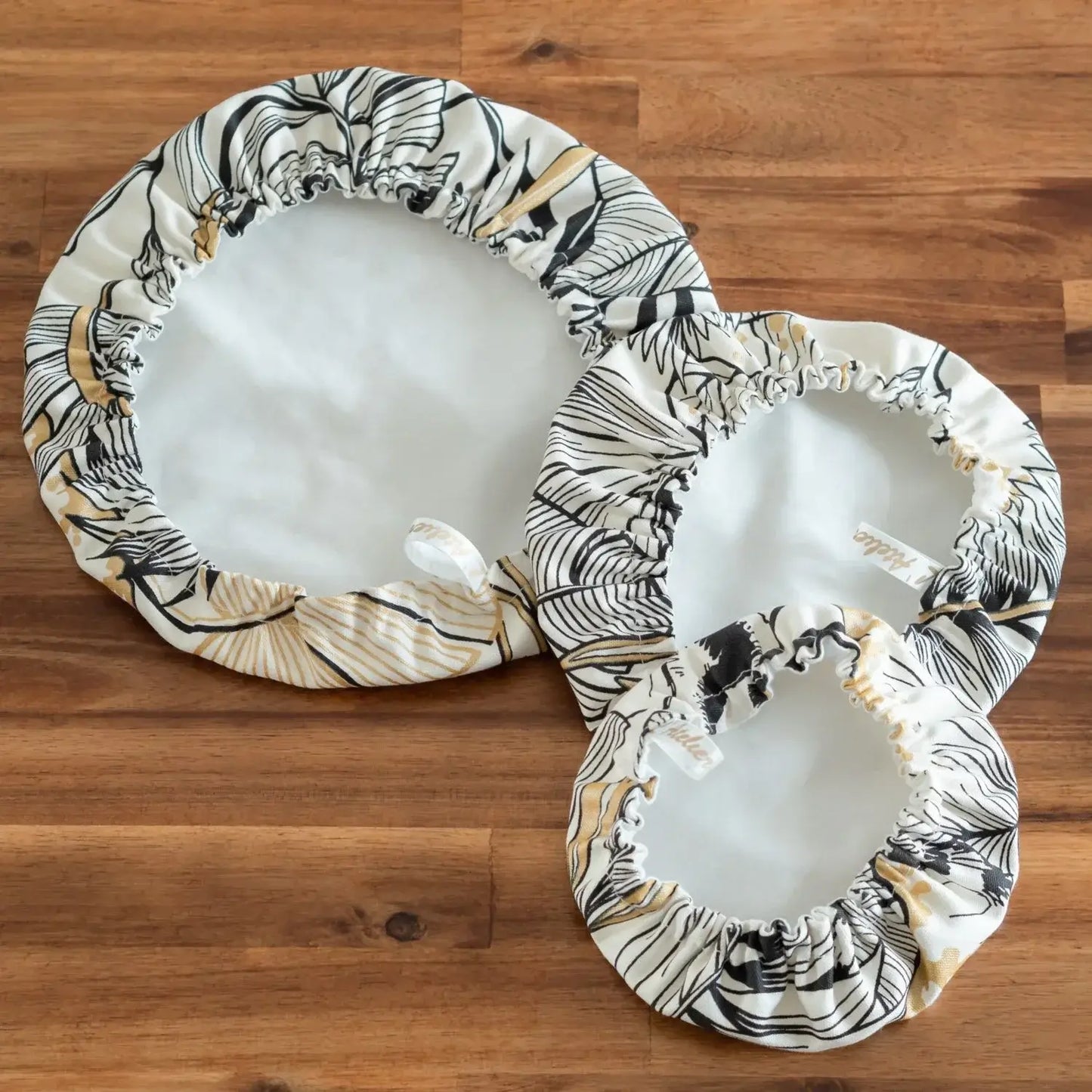 Charlotte / couvre-plat en tissu bio "Plante Dorée"