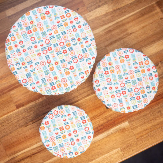 Charlotte couvre-plat alimentaire en tissu Mamma Mia - L'Atelier de July