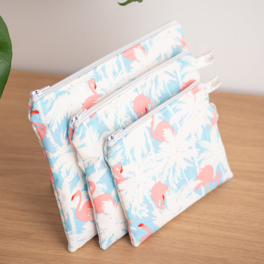 Pochette plate en tissu Bio Flamy - L’Atelier de July