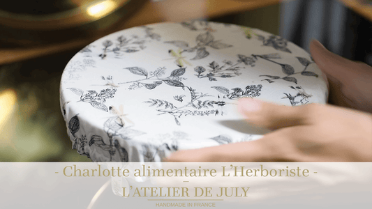 Utilisation des charlottes couvre-plats de L'Atelier de July