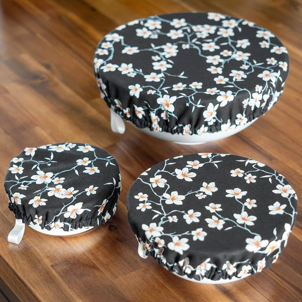 Charlotte / couvre-plat en tissu bio Cerisier Noir