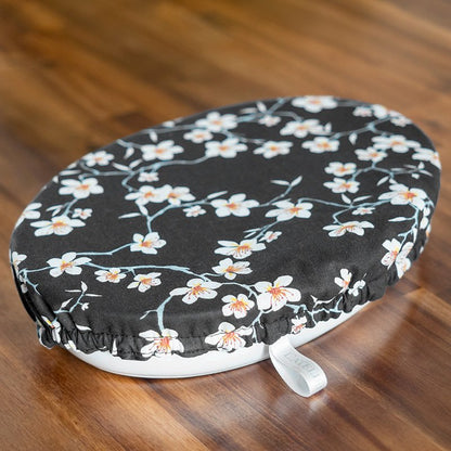 Charlotte / couvre-plat en tissu bio Cerisier Noir