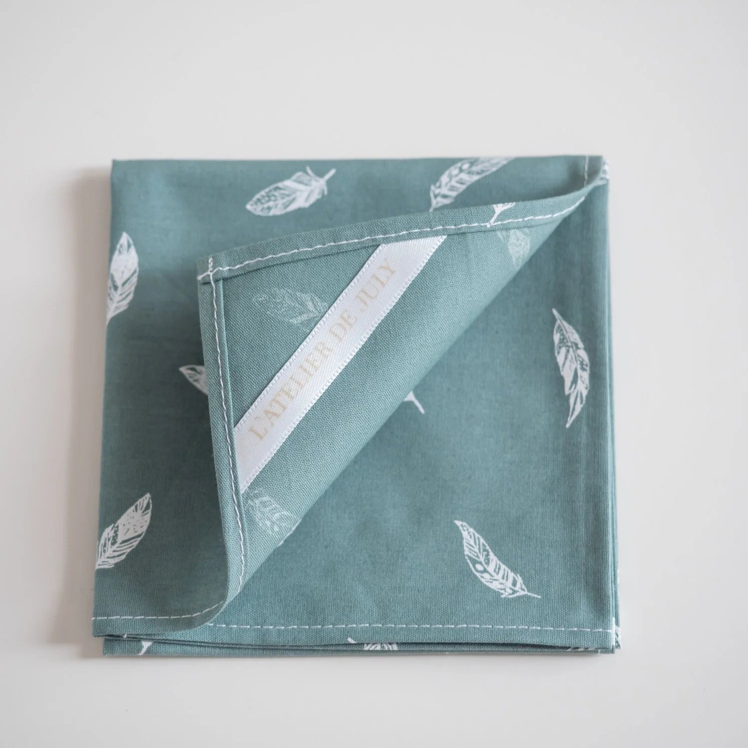 Grand mouchoir BIO Plume d'Eau - L'Atelier de July