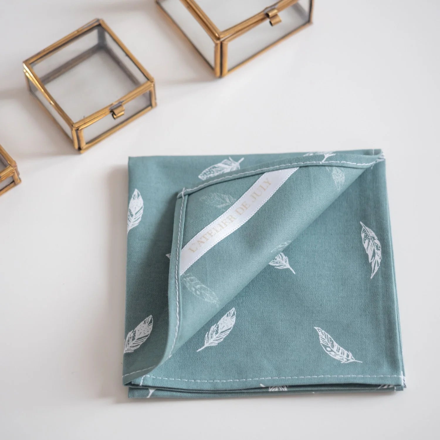 Grand mouchoir BIO Plume d'Eau - L'Atelier de July
