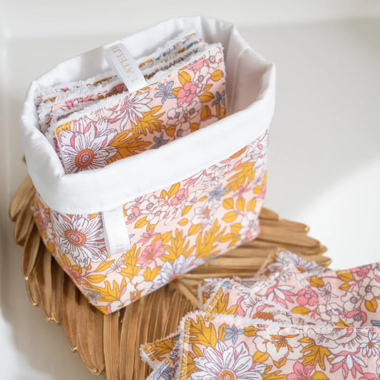 Coton lavable Bio et panier Mindy - L'Atelier de July