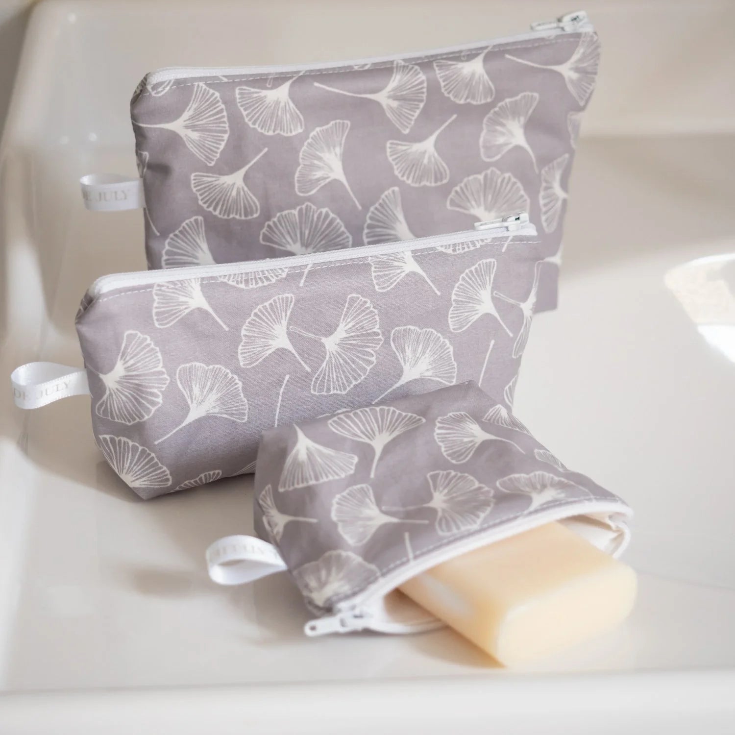 Trousse à savon coton enduit Dji - L'Atelier de July