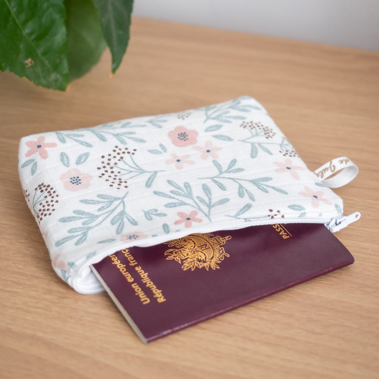 Pochette à main plate en gaze de coton Bio Pastel