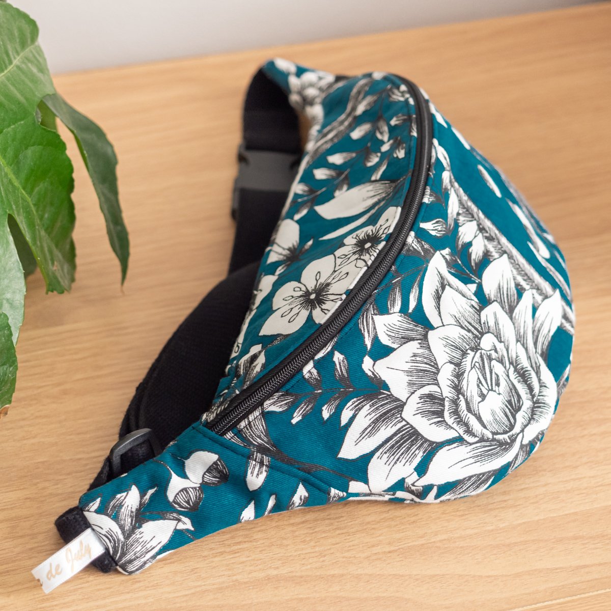 Sac banane en tissu bio Bluebella - L'Atelier de July