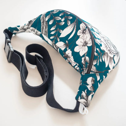 Sac banane en tissu bio Bluebella - L'Atelier de July