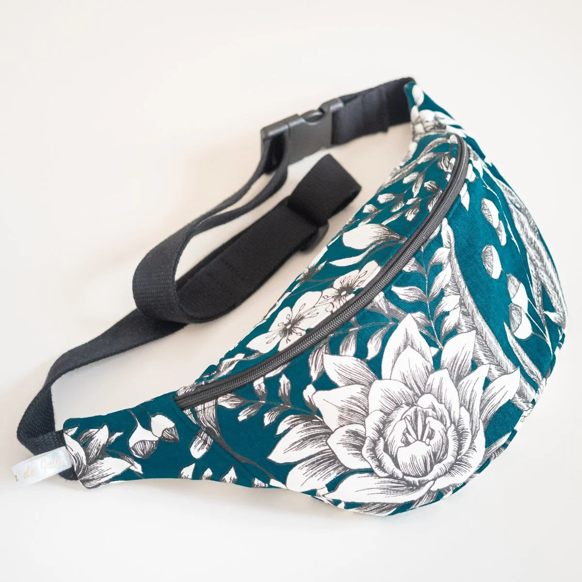 Sac banane en tissu bio Bluebella - L'Atelier de July
