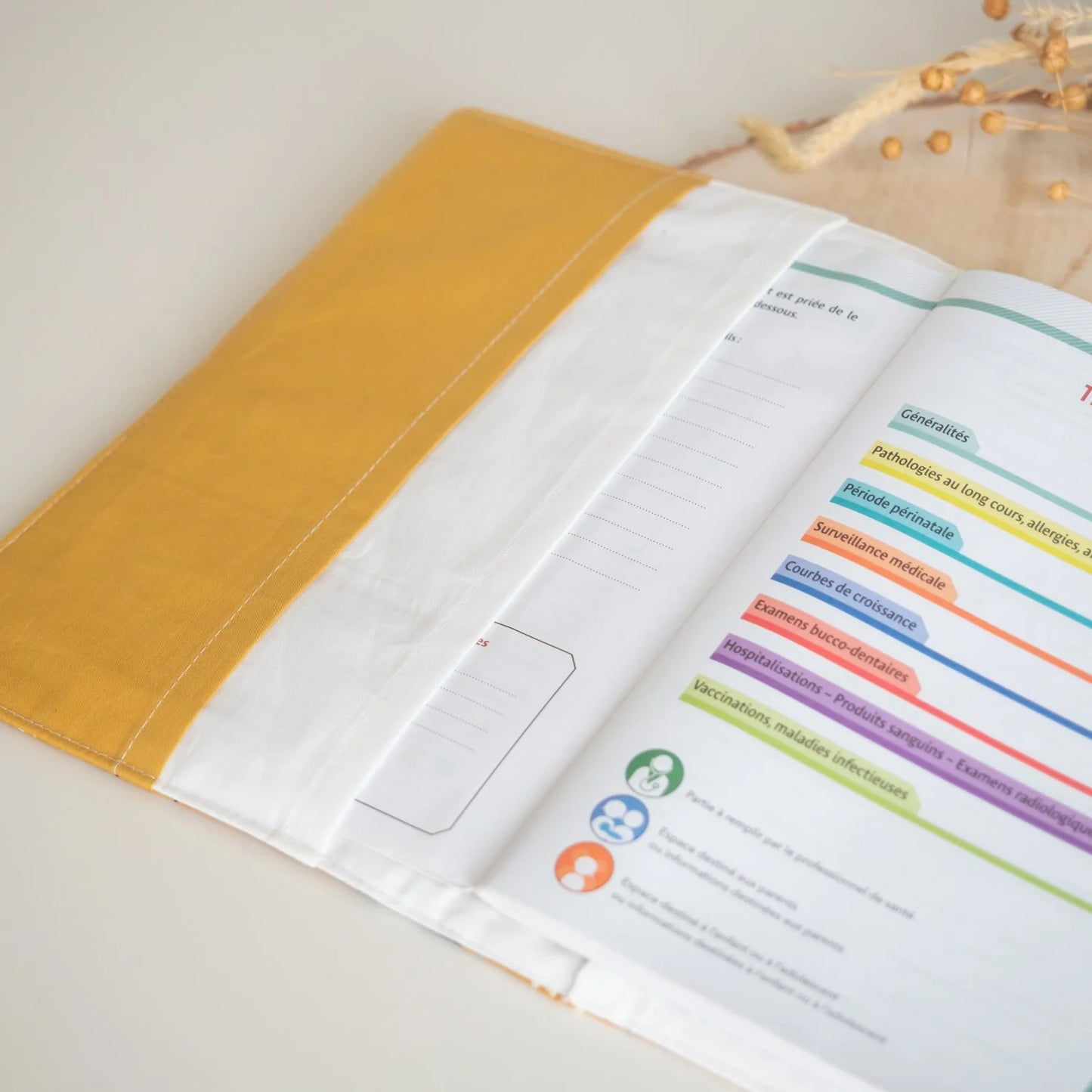 Protège carnet de santé Panda - L'Atelier de July