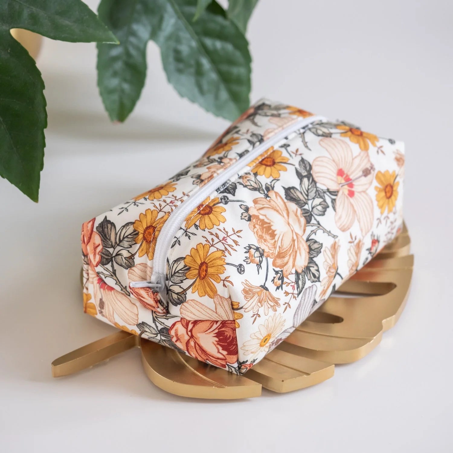 Trousse à maquillage en tissu Jardin Anglais - L'Atelier de July