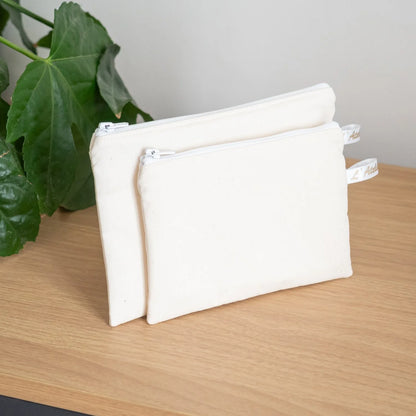 Pochette plate en tissu Bio Sahara - L'Atelier de July