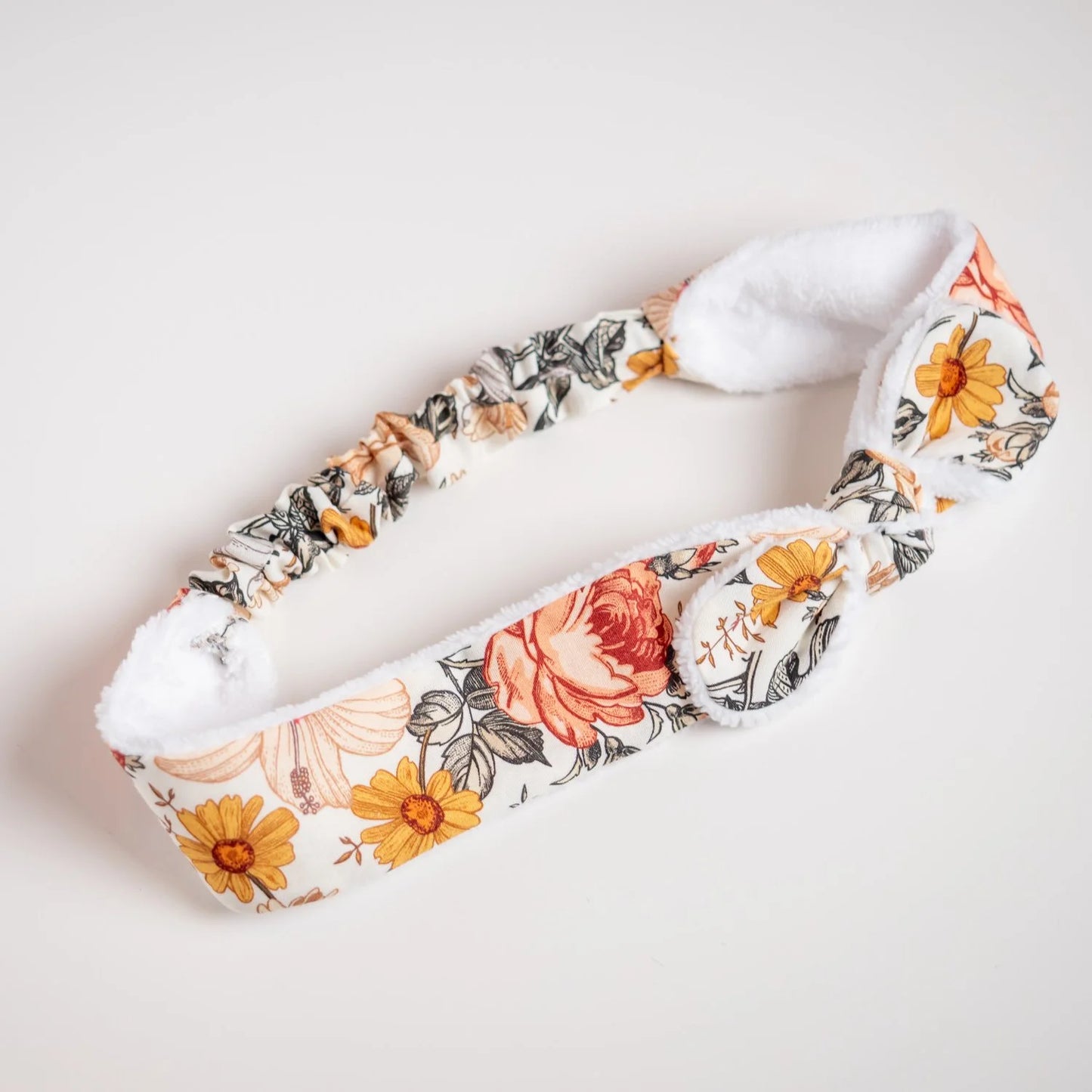 Bandeau éponge en tissu Bio Jardin Anglais - L'Atelier de July