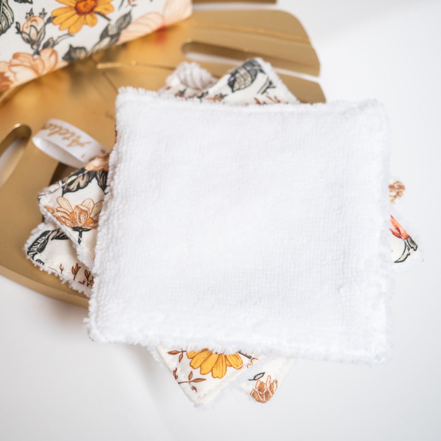 Coton lavable Bio et panier Jardin Anglais