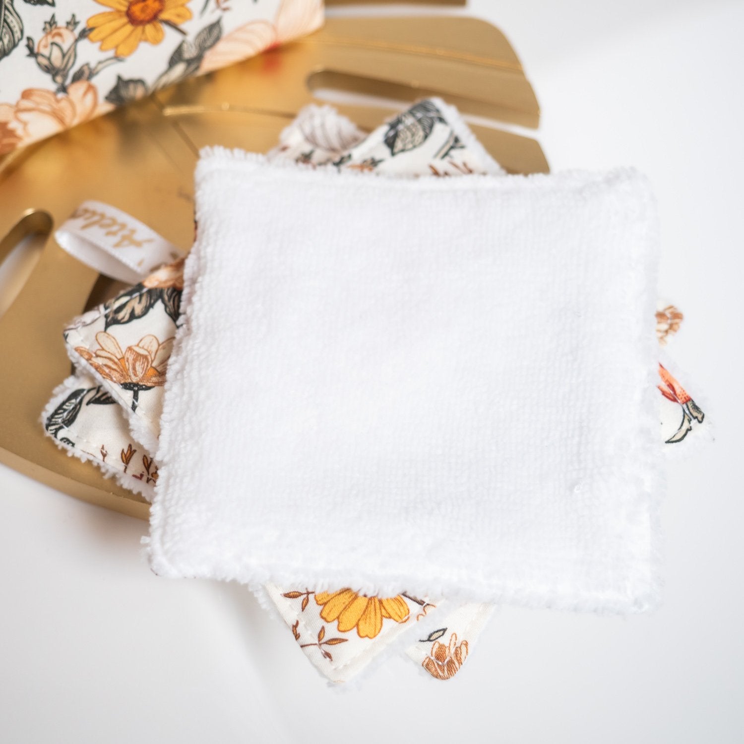 Coton lavable Bio et panier Jardin Anglais