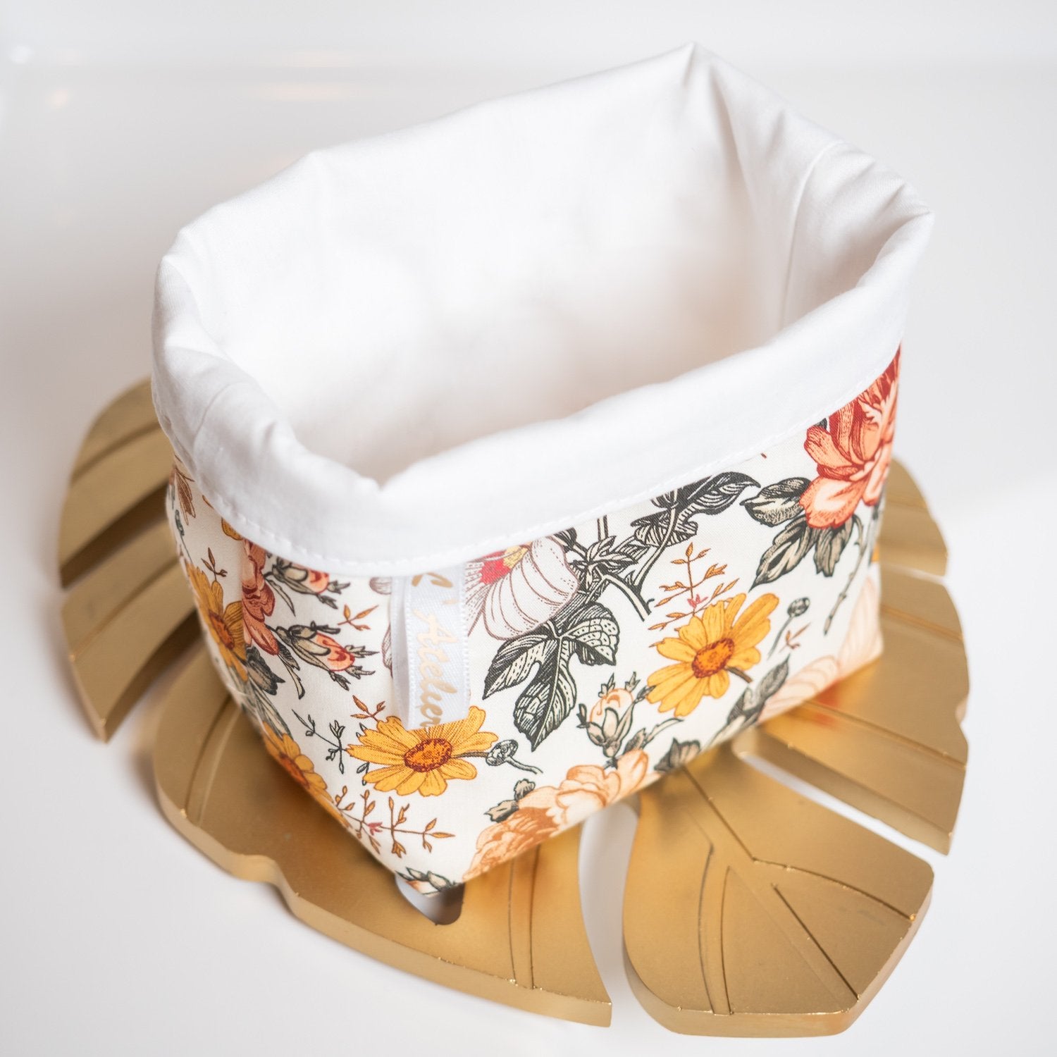 Coton lavable Bio et panier Jardin Anglais