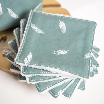 Coton lavable Bio et panier Plume d'eau