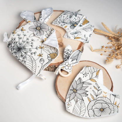 Lot naissance bébé BIO - Tissu au choix