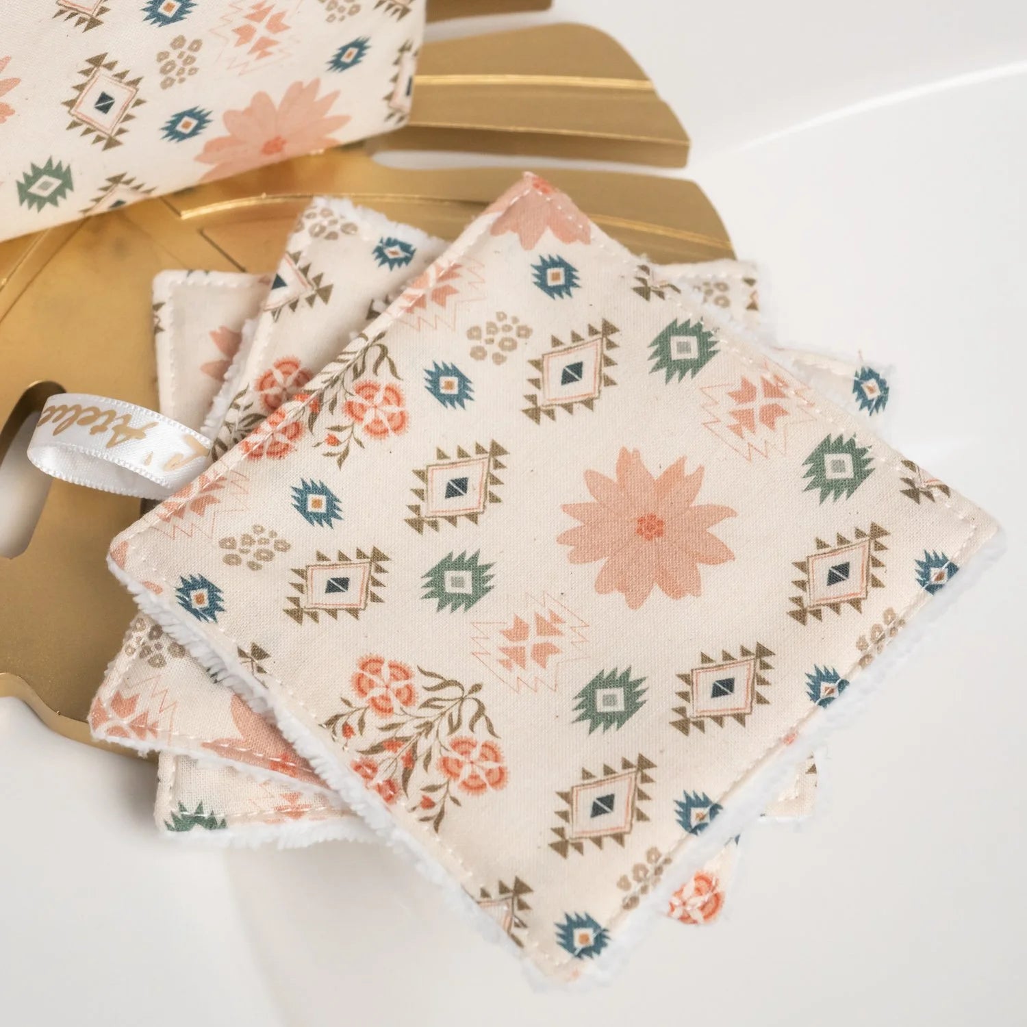 Coton lavable Bio et panier Bohème