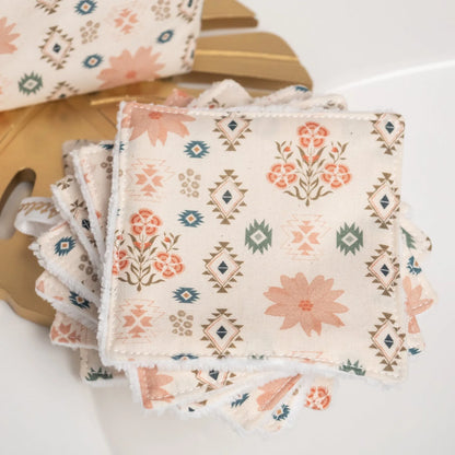 Coton lavable Bio et panier Bohème