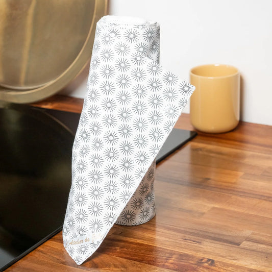 Essuie-tout lavable en coton bio et nid d’abeille Cosmo - L'Atelier de July