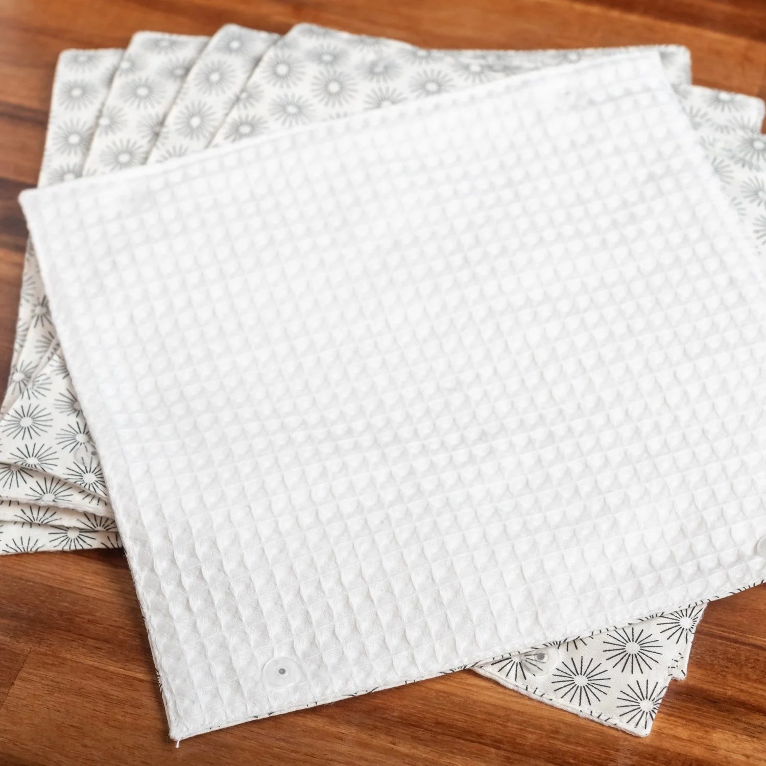 Essuie-tout lavable en coton bio et nid d’abeille Cosmo - L'Atelier de July