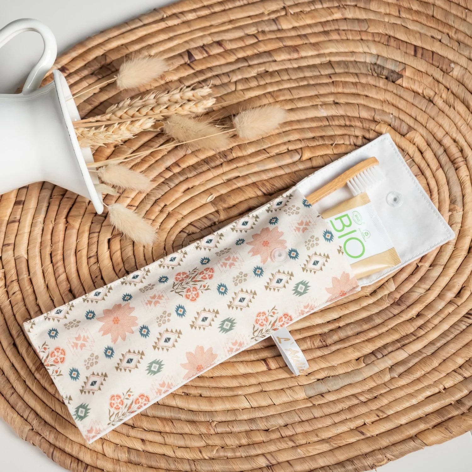 Pochette brosse à dents en tissu Bohème - L'Atelier de July