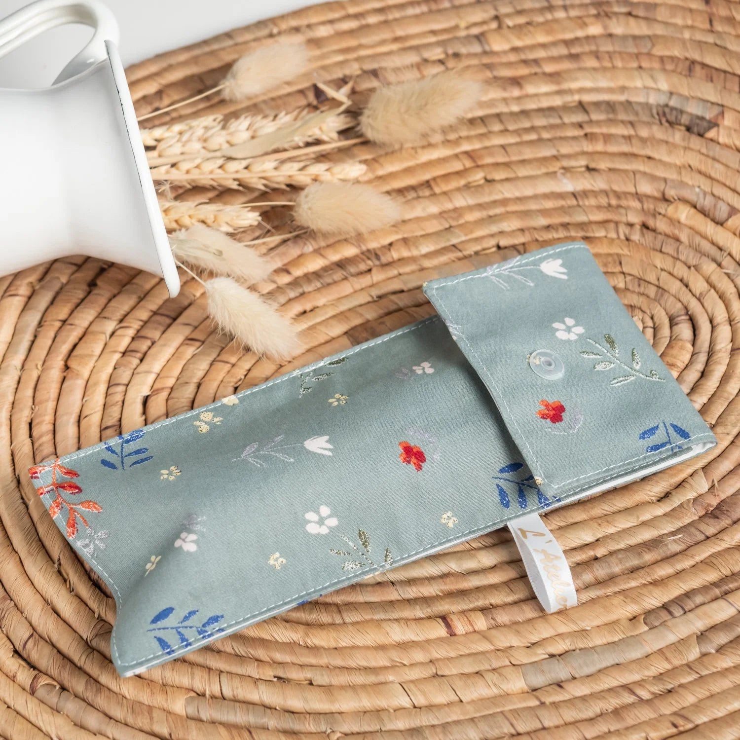 Pochette brosse à dents Printemps green - L'Atelier de July