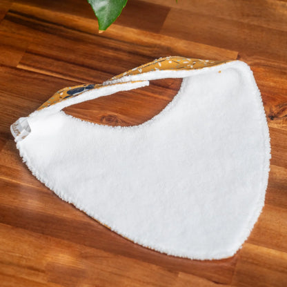 Bavoir bandana en tissu bio Oeko-Tex Panda - L'Atelier de July