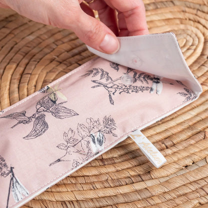 Pochette brosse à dents L'Herboriste Rose - L'Atelier de July