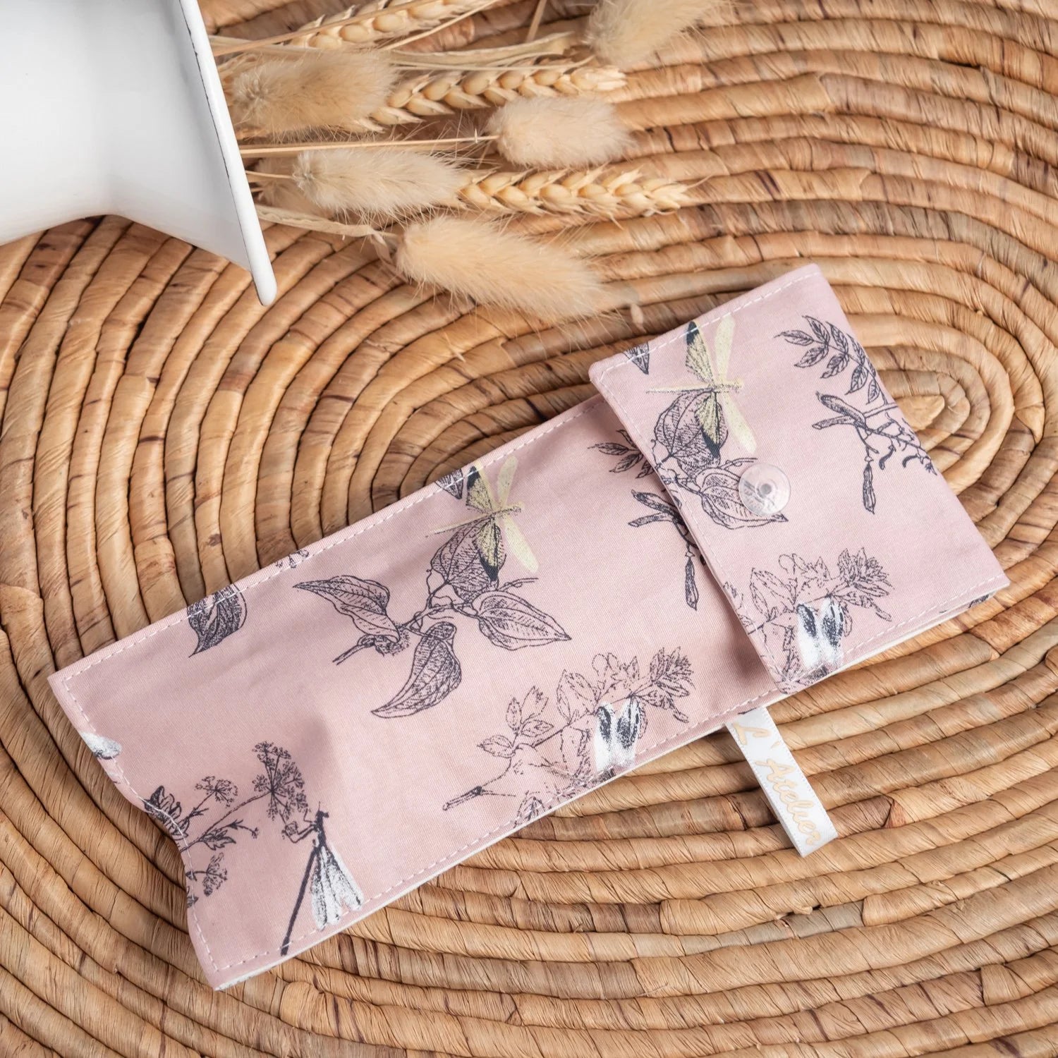 Pochette brosse à dents L'Herboriste Rose - L'Atelier de July