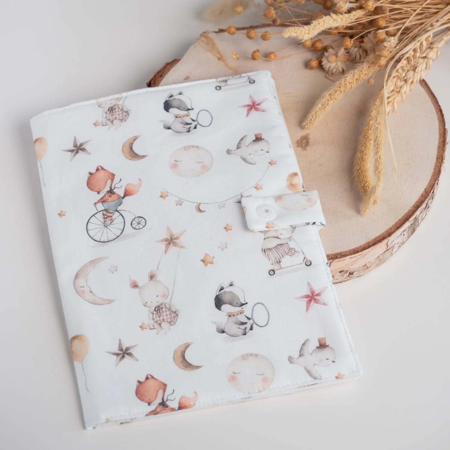 Protège carnet de santé Clair de lune - L'Atelier de July