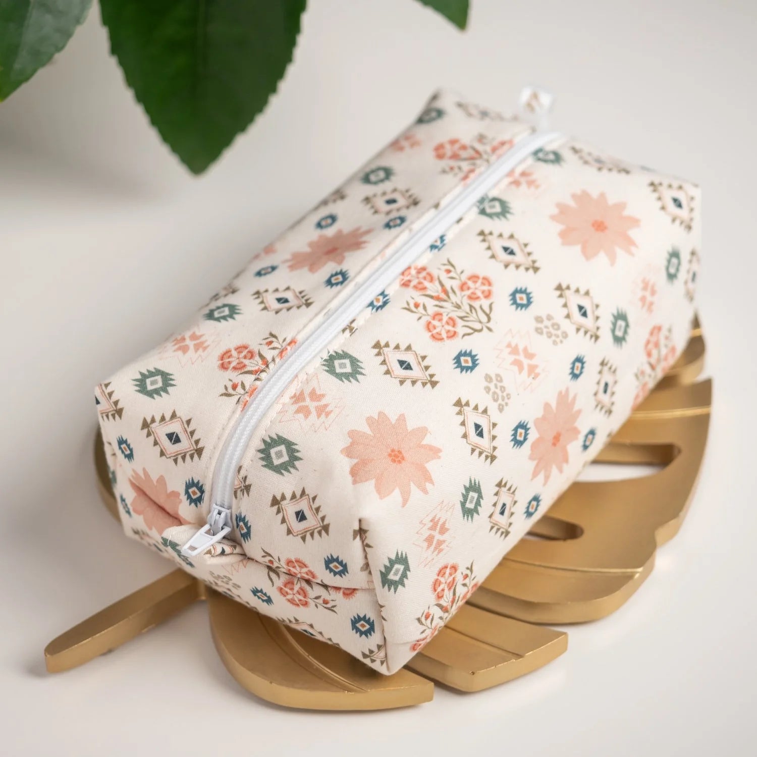 Trousse à maquillage en tissu Bohème - L'Atelier de July