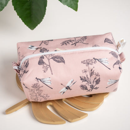 Trousse en tissu Bio L'Herboriste Rose - L'Atelier de July