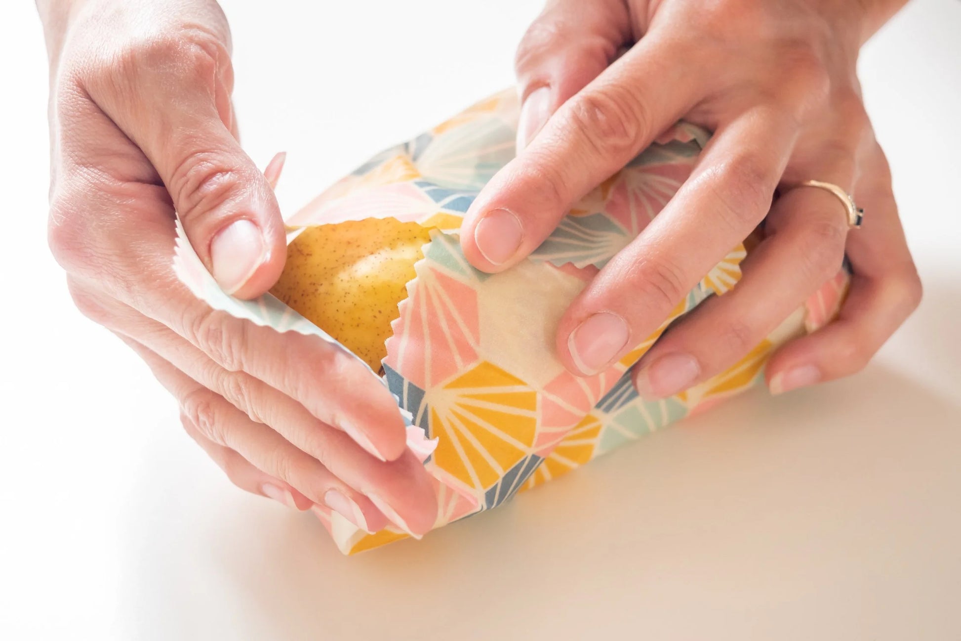 Bee Wrap Arlequin - emballage alimentaire 100% naturel, lavable et réutilisable - Lot de 3