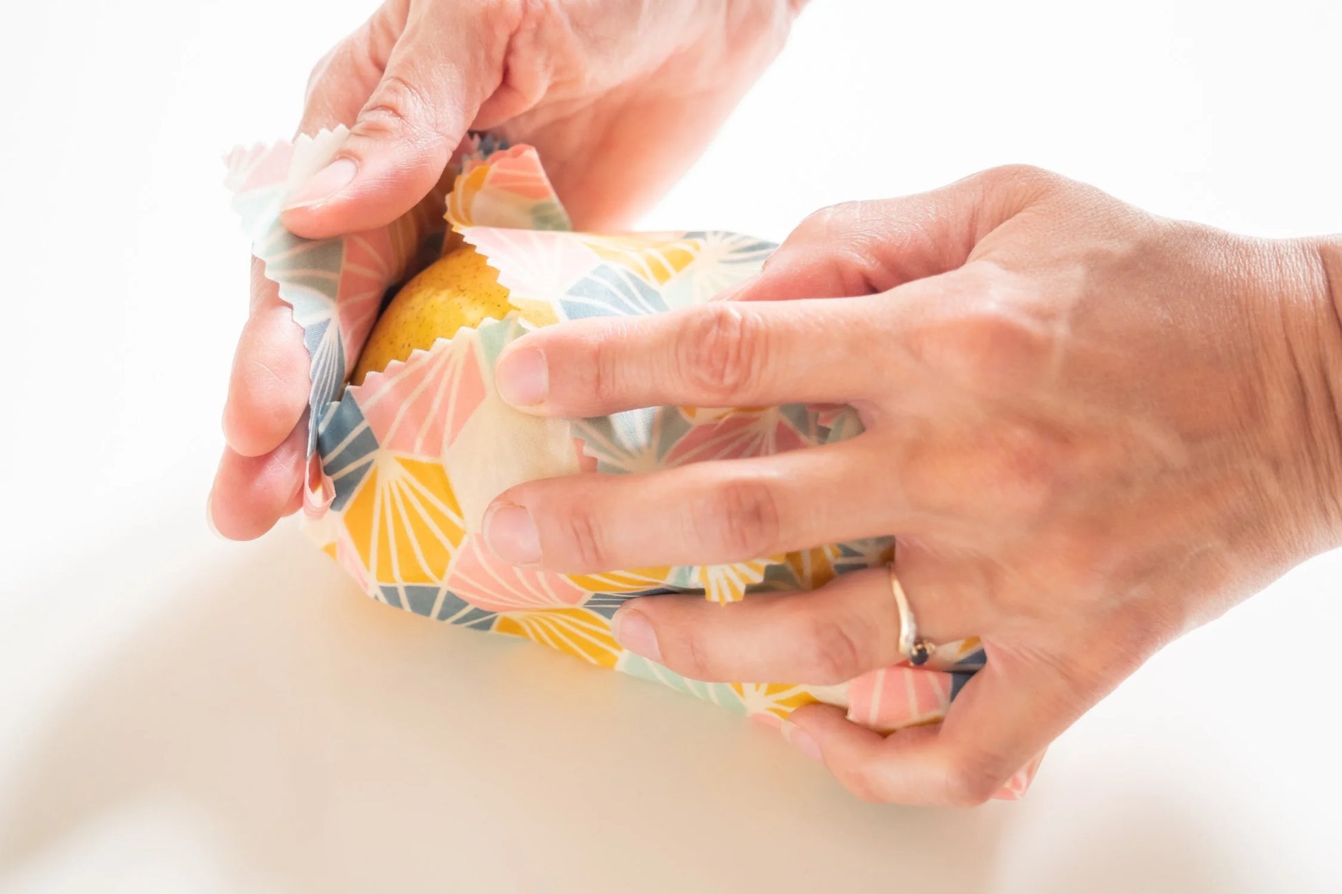 Bee Wrap Arlequin - emballage alimentaire 100% naturel, lavable et réutilisable - Lot de 3