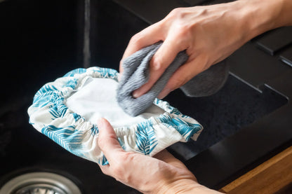 Charlotte / couvre-plat en tissu bio "Mint"