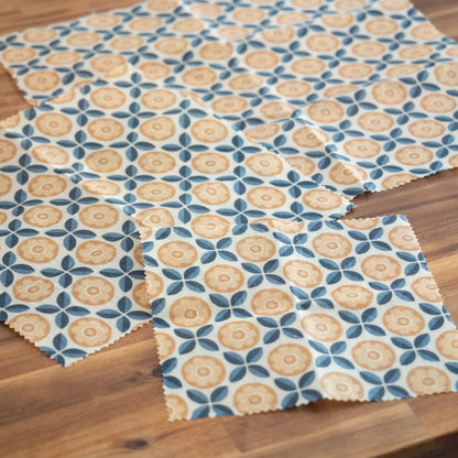 Bee Wrap Royal - emballage alimentaire 100% naturel, lavable et réutilisable - Lot de 6 - L'Atelier de July