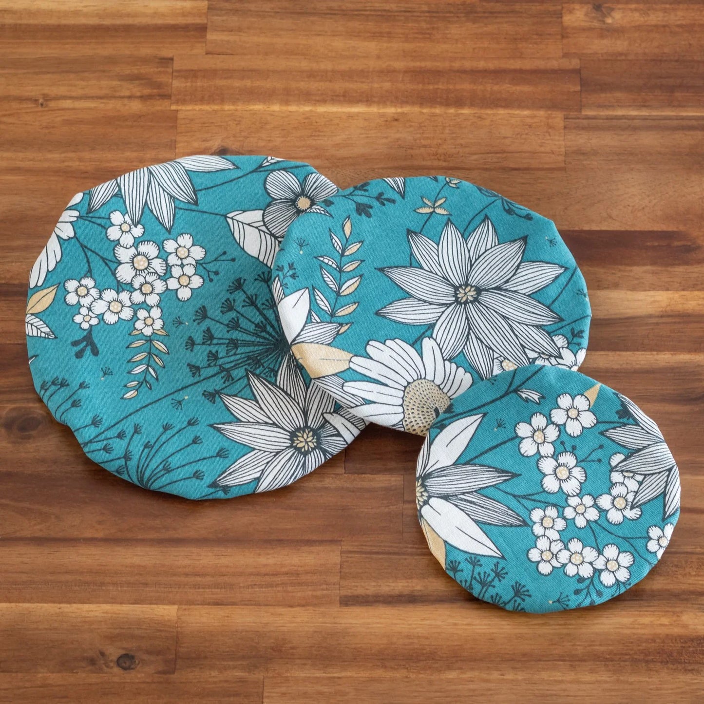 Charlotte / couvre-plat en tissu bio "Tournesol"