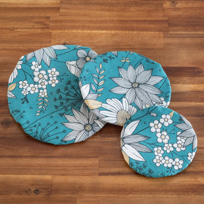 Charlotte / couvre-plat en tissu bio "Tournesol"