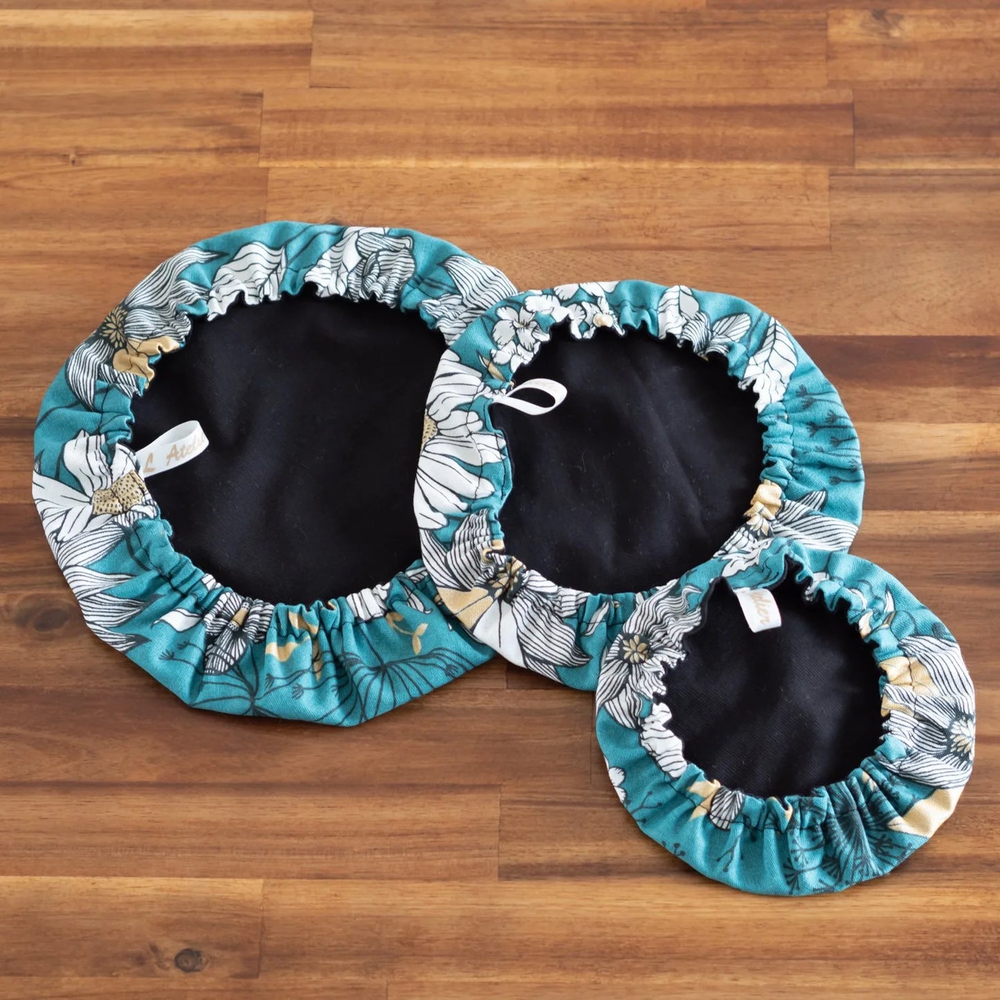 Charlotte / couvre-plat en tissu bio "Tournesol"