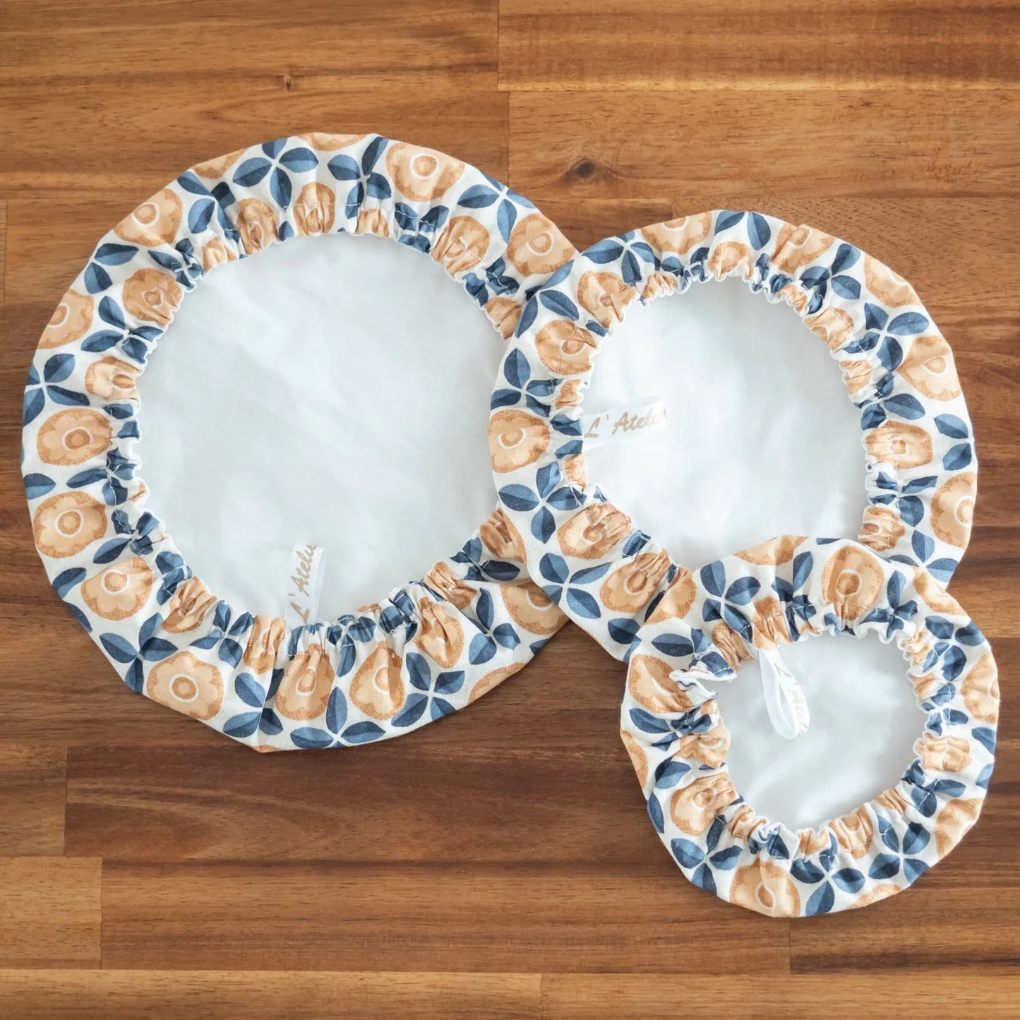 Charlotte / couvre-plat en tissu bio "Royal"