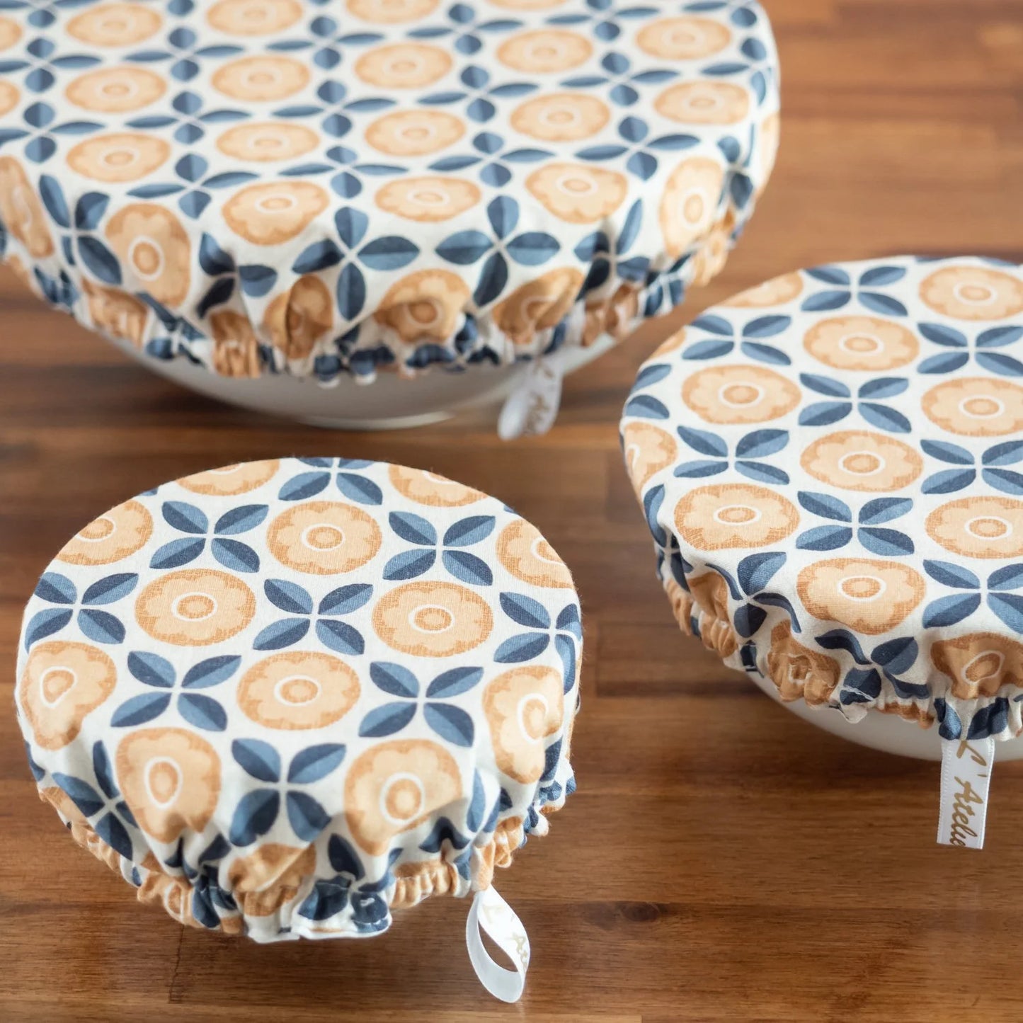 Charlotte / couvre-plat en tissu bio "Royal"