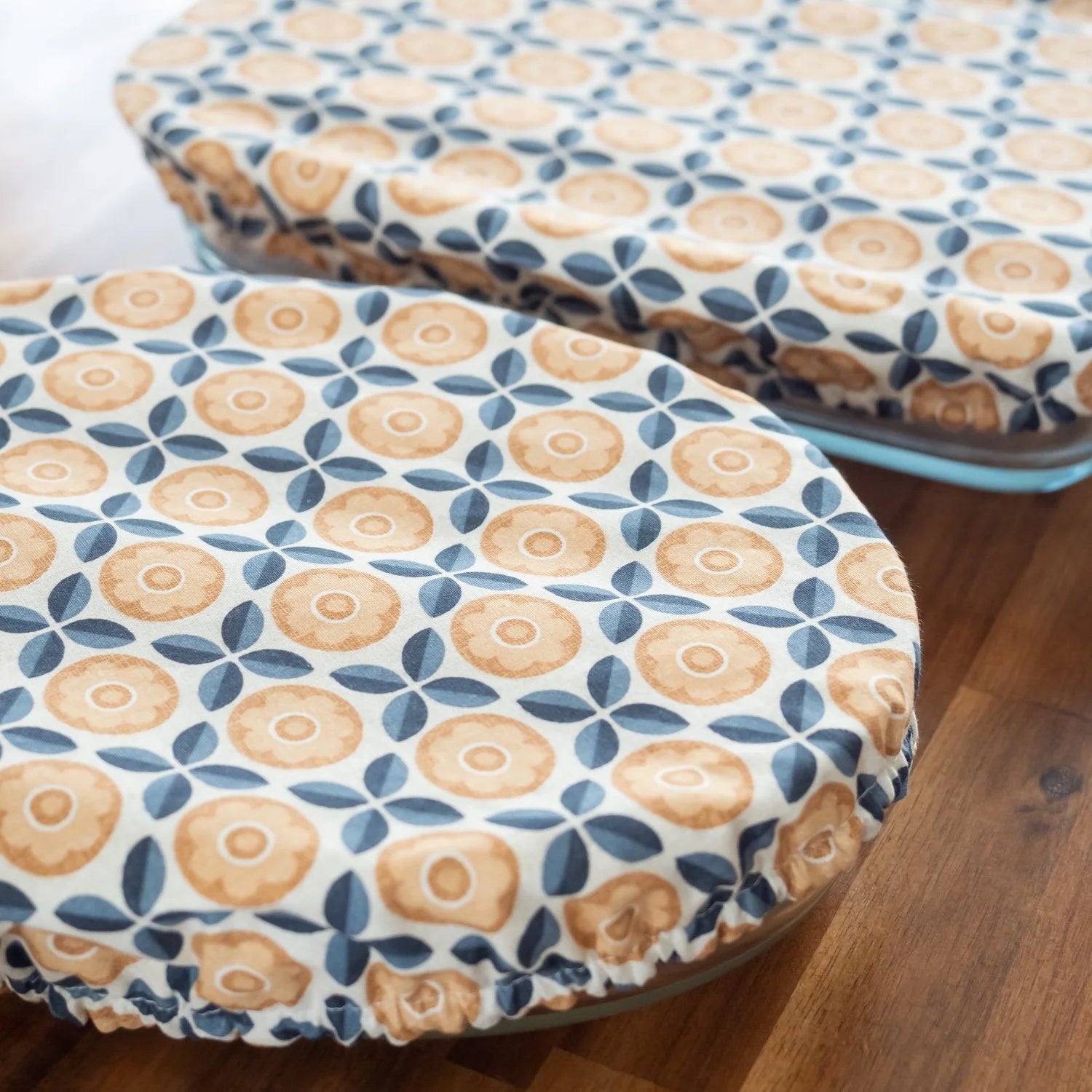 Charlotte / couvre-plat en tissu bio "Royal"