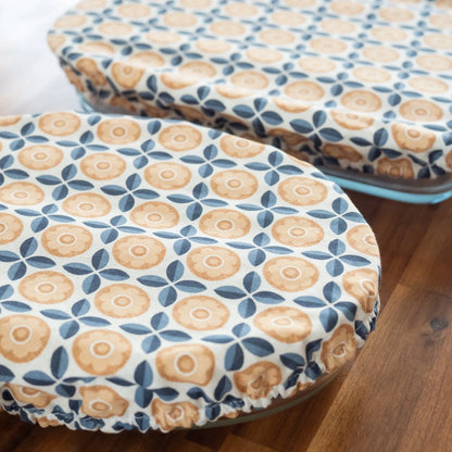 Charlotte / couvre-plat en tissu bio "Royal"