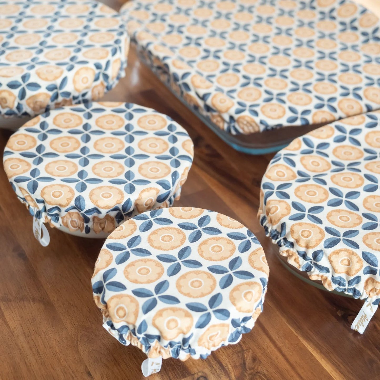 Charlotte / couvre-plat en tissu bio "Royal"