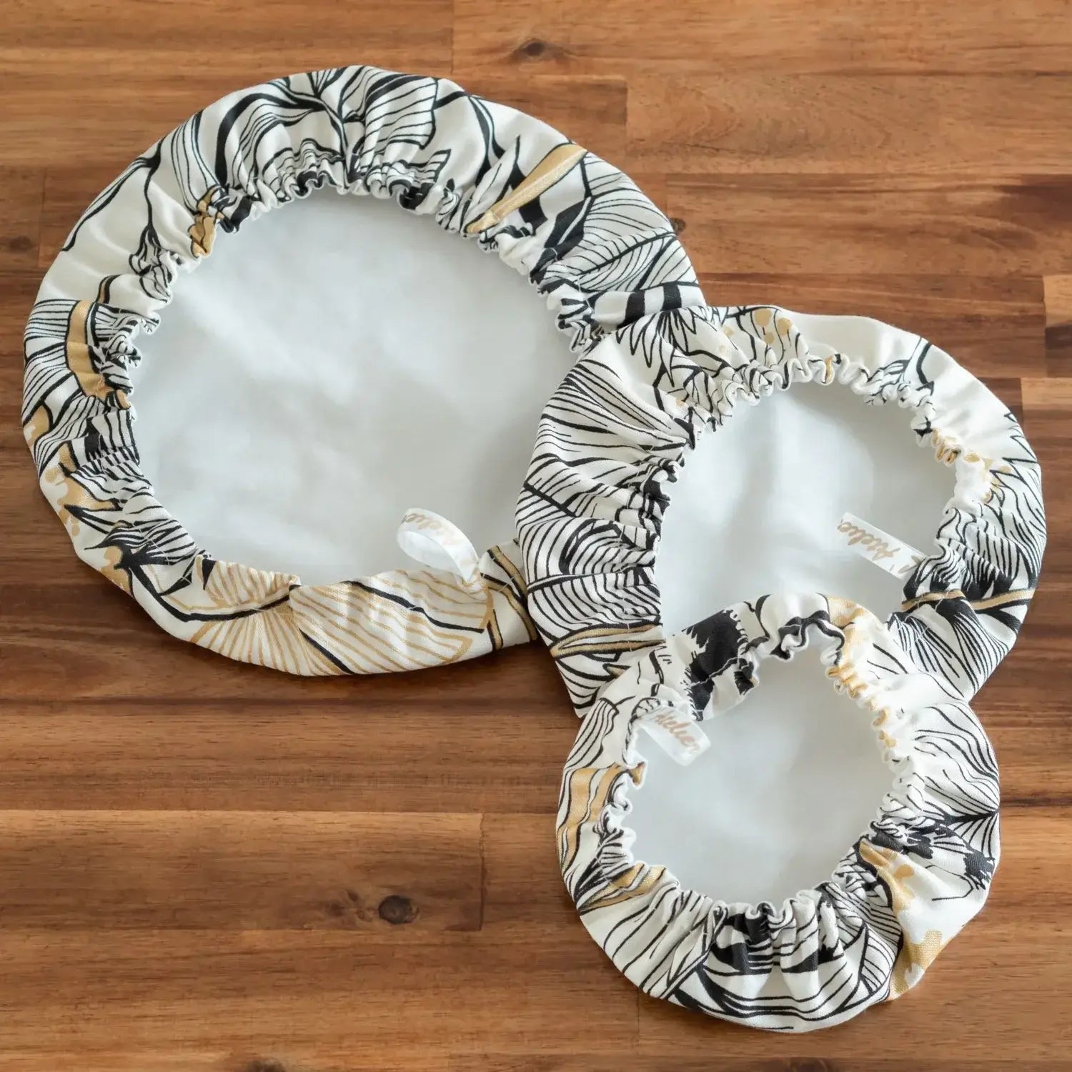 Charlotte / couvre-plat en tissu bio "Plante Dorée"